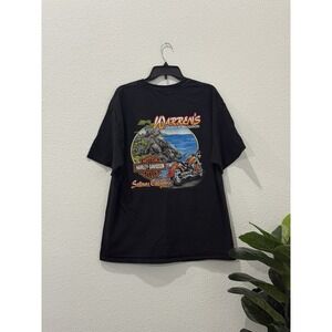 Vintage Y2K Warrens Harley Davidson of Salinas CA 2005 Motorcycle T-Shirt XL